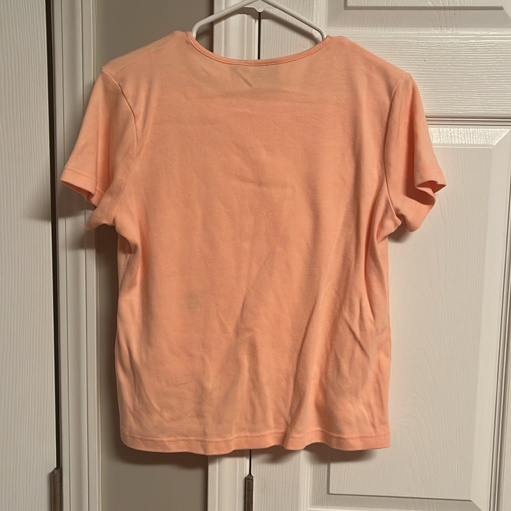 Bobbie Brooks Peach Shirt and Pants Set - Picture 3 of 5